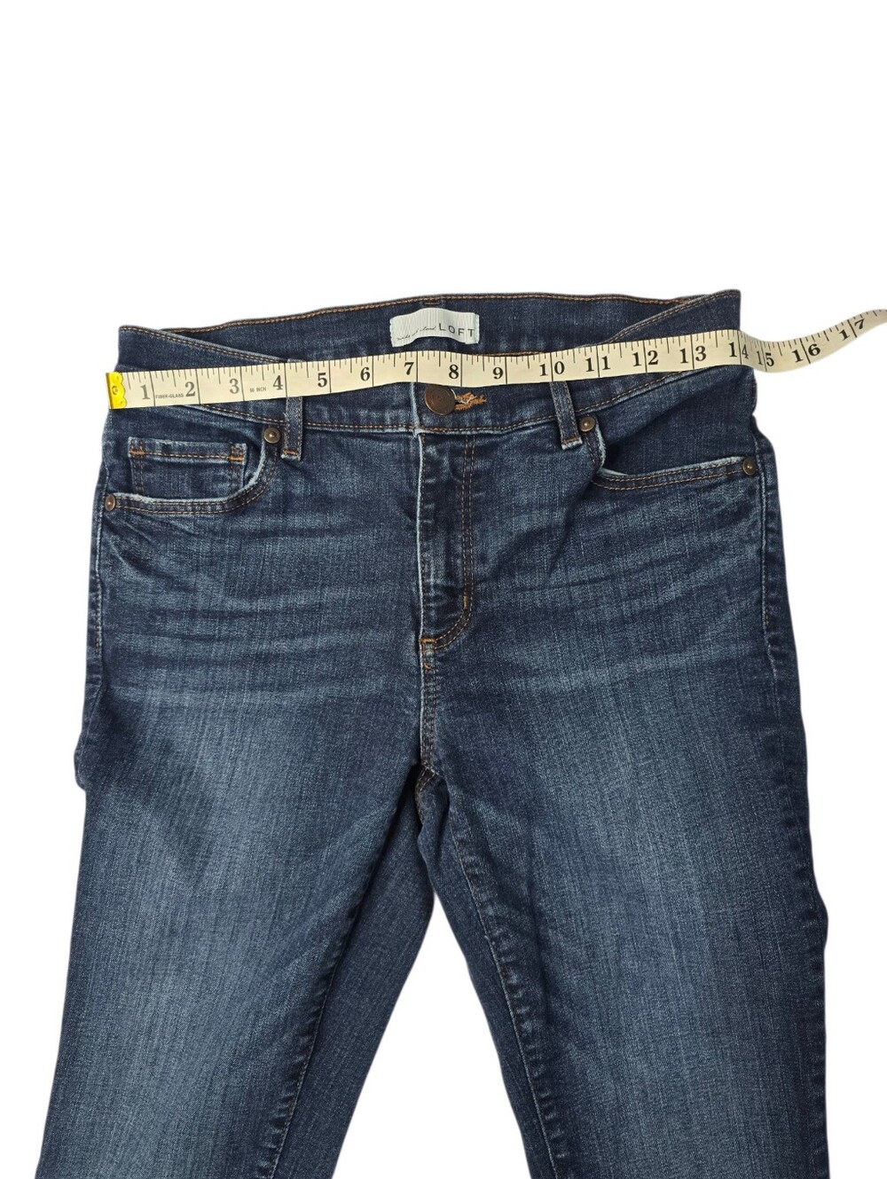 LOFT mid-rise bootcut jeans - Picture 4 of 9